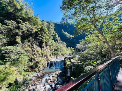 八仙山國家森林遊樂區觀瀑平台景色